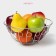 Dilyana fruit, 24 × 24 × 10 cm, chromium color