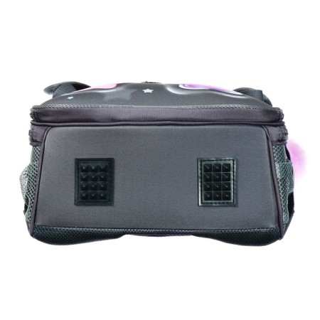 School backpack 38 x 30 x 16 cm, ergonomic back, stavia "stars", gray-6
