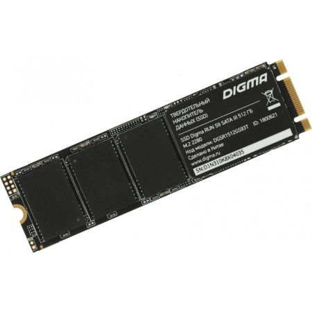 SSD Digma Sata-III 512GB DGSR1512GS93T RUN S9 M.2 2280