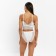 Female set (top, panties) color white, size 42-44