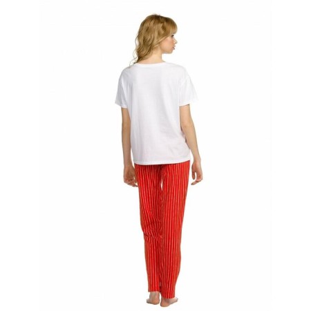 A set of T -shirt and trousers female, size XXS, white color-2