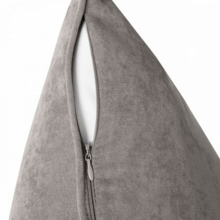 Decorative pillowcase "Tina", size 45x45 cm, gray color-1