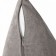Decorative pillowcase "Tina", size 45x45 cm, gray color
