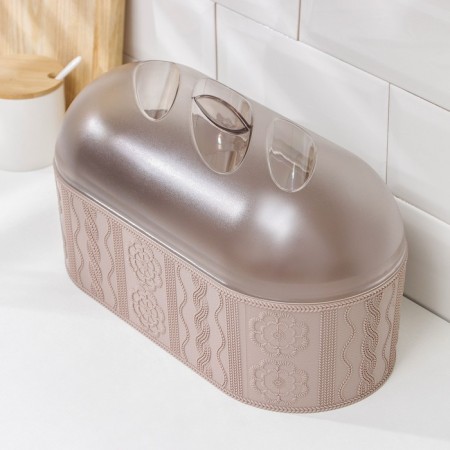 Bread "Melange", beige color-3