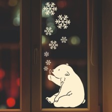 Decorative sticker for windows 