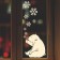 Decorative sticker for windows "Bear and snowflakes" 40x47 cm