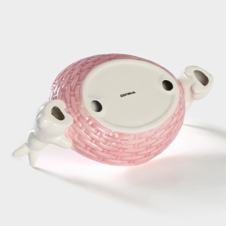 Serving share "Bunny", 30 × 16.5 × 10 cm, pink color-3