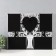 Multipher "Love" plastic, 5 photos 10x15 cm, col. white