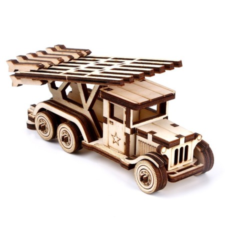 Military Military Jeep, Katyusha Military Motor, missile installation "-1