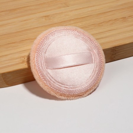 Makeup down jacket, with a holder, d = 6 cm, beige color-1