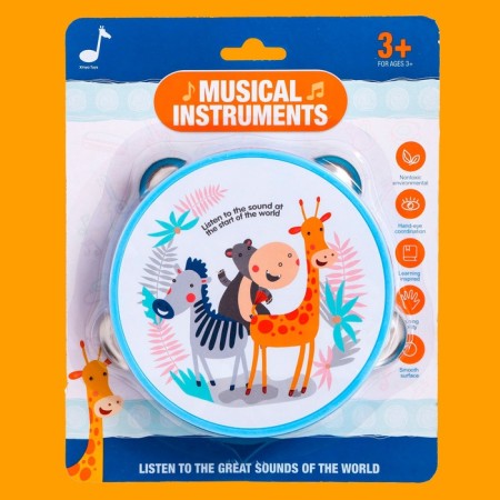 Musical toy "Buben. Animals ", 8 metal bells, mix-6