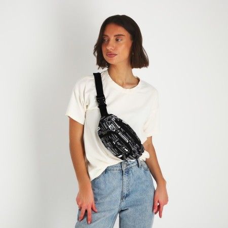 Board belt on lightning, external pocket, black color-7