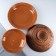 Set of dishes "pancake" (hammering)