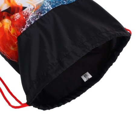 A bag for shoes 420 x 340 mm, calligrata MSO-5s, (soft polyester, density 210d), "ball in fire"-3