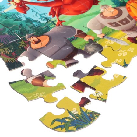 Maxi-Pazle Contour "Three Heroes", 30 elements-3