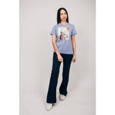 Women's T -shirt, size 44, blue color