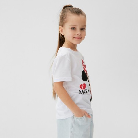 T -shirt "Minnie 2", Minnie Mouse, p. 28, height 86-92 cm, white-2