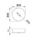 Haller shell COMFORTY CF21009, glass, round, coffee color, 36 cm