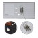 The registrar folder 75 mm, A4, Calligrata, Economy Marble, Lower Metal Kant, Black