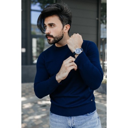 Jumper male ise, size 58, dark blue color-5