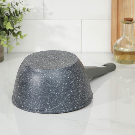 Set of dishes No. 1 granite, 3 objects: pan D = 26 cm, bucket 1.7 l, pot 5 l, covers, anti -stick coating-11