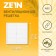 Ventilation grate Zein Lux l130, 130 x 130 mm, with a net, stiff