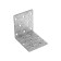 Corner Fitty tundra, 60x60x50x2 mm, zinc, in the package of 1 pc.