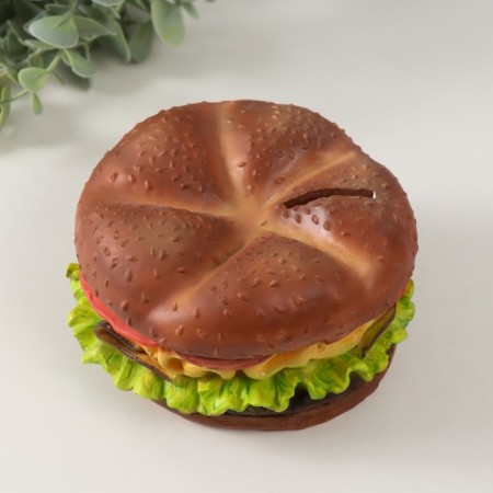 Piggy bank "Hamberger Briosh" height 7.5 cm, d-13 cm-5