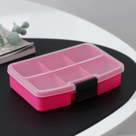 Organizer for storage of the Dolyan, 6 cells, 13.5 × 10 × 3 cm, color mix-1