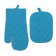 Set of kitchen Ethel, col. Blue: mittens-seging 18x26 cm, take 18x21 cm