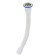 Corrugated siphon Unicorn D230, 1 1/2 "x40/50, 1200 mm