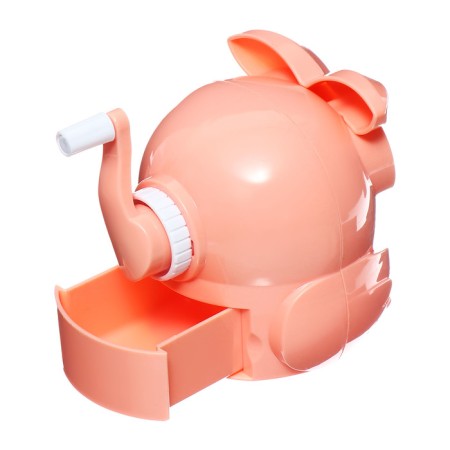 Mechanical sharpener with container owl peach-11