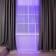 Garland "Curtain" 2.8 × 3 m dew on hooks, with a remote control, IP20, silver thread, 300 LED, purple purple, 8 modes, USB