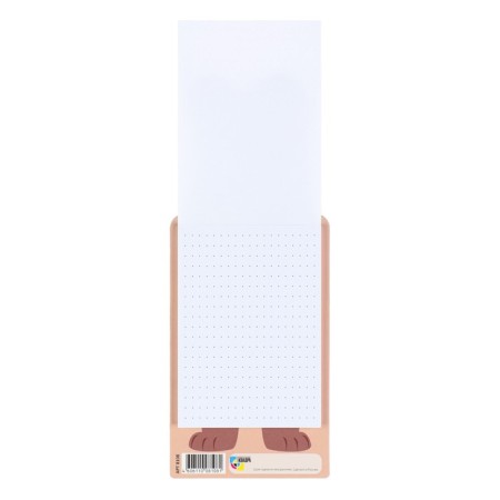 Figure notebook "Bear" on the magnet, 20x8 cm-1