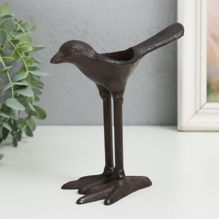 Cast iron candle for 1 candle "Bird" 1.5x7.5x15 cm-1