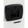 The clock is a boil room, on batteries, 14 x 12.8 x 4.5 cm, dial 13.5 x 11.6 cm
