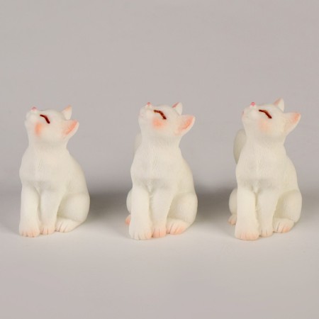 Miniature Puppet "Cute cat", set of 3 pcs., Size 1 pc. - 1.5 × 2.4 × 4 cm-2