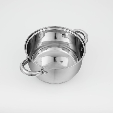 Grette stainless steel pan, 1.6 l, d = 16 cm, with a lid, the capsule, induction-3