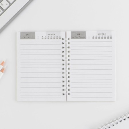 Gift set: "Best Teacher" Notepad A6, 60 sheets and magnetic bookmarks 2 pcs-4