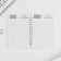 Gift set: "Best Teacher" Notepad A6, 60 sheets and magnetic bookmarks 2 pcs