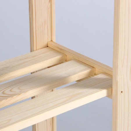 Wooden rack reinforced 180x84x28cm, 5 shelves-4