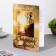 Postcard "Graduate _ class" ship, yellow, 21x14.8 cm