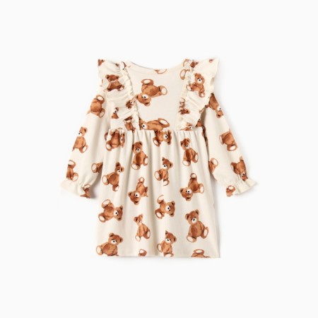 Baby dress with ruffles KAFTAN "Bear" R.32 (110-116)-9