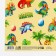Paper Glossy “dinosaurs”, 1 sheet, 70 x 100 cm