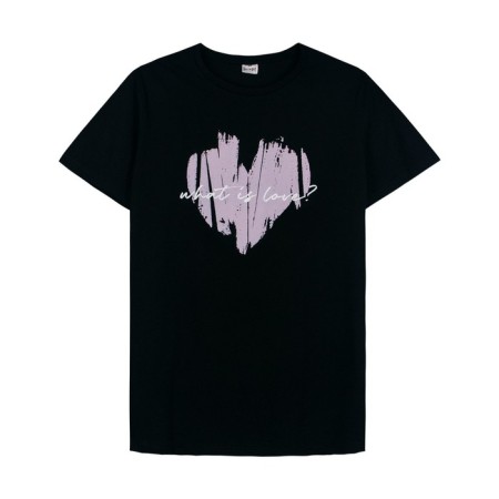 T -shirt female, black color, size 44-4