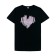 T -shirt female, black color, size 44