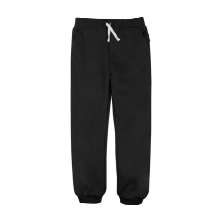 Pants for a boy, height 122 cm, black color-1