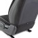 Front seats Carperformance, 2 pcs, Fiberflax (soft flax), rhombus, black-gray