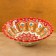 Rishtan ceramics "Flowers", 28 cm, red