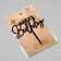 Topper "Happy Birthday", black gloss, give beautifully